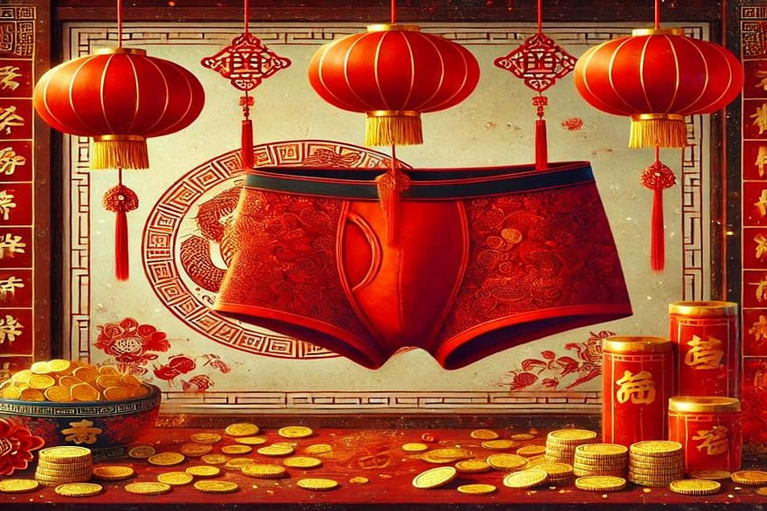 Chinese superstitions: Lucky red underwear. Featured image