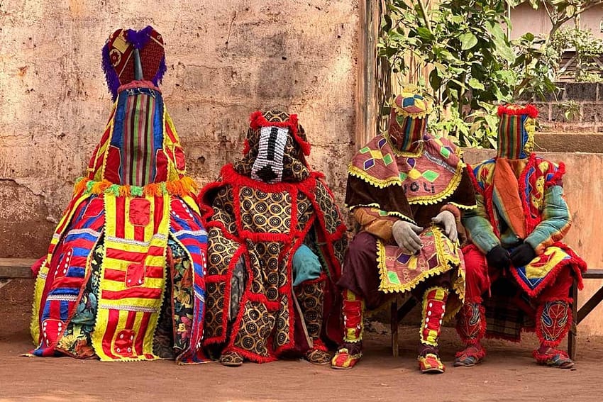 Facts about Egungun: a selection of Egungun Masks. Featured image