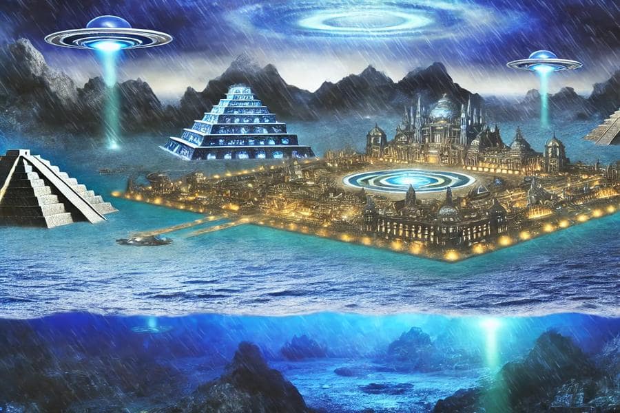 Atlantis and the Bermuda Triangle artistic impression