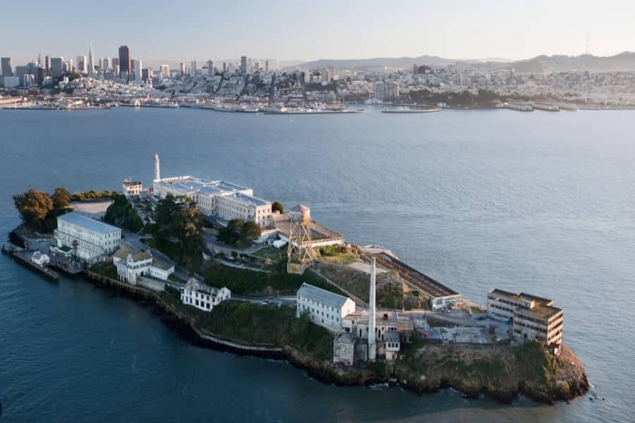 Overview image of Alcatraz island